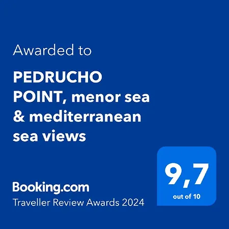 아파트 Pedrucho Point, Menor Sea & Mediterranean Sea Views 라망가델마르메노